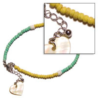 Natural Beads Anklet
