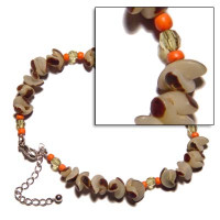 Natural Beads Anklet