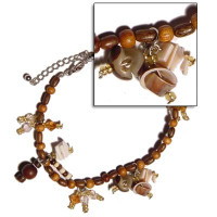 Natural Beads Anklet