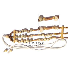Natural Beads Belt