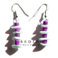 Natural Beads Dangling Earrings