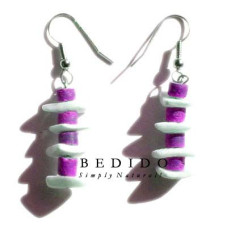 Natural Beads Dangling Earrings