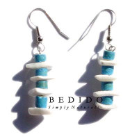 Natural Beads Dangling Earrings