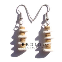 Natural Beads Dangling Earrings
