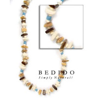 Multi-color Natural Beads Necklace