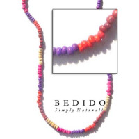 Multi-color Natural Beads Necklace
