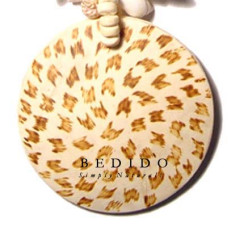 Coconut Pendant Natural Coconut Necklace
