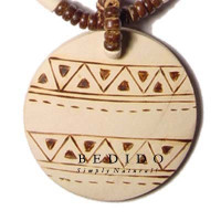 Coconut Pendant Natural Coconut Necklace