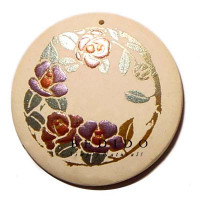 Coconut Pendant Natural Coconut Necklace