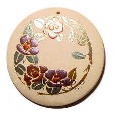 Coconut Pendant Natural Coconut Necklace
