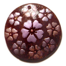 Coconut Pendant Natural Coconut Necklace