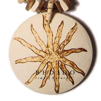 Coconut Pendant Natural Coconut Necklace