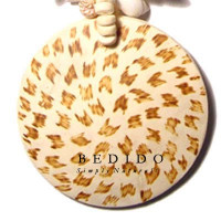 Coconut Pendant Natural Coconut Necklace