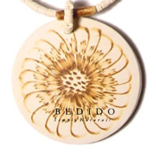 Coconut Pendant Natural Coconut Necklace