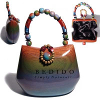 Natural Wooden Acacia Bags