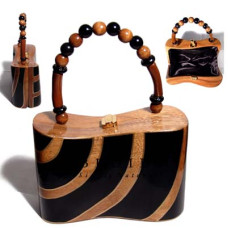 Natural Wooden Acacia Bags