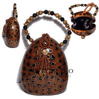 Natural Wooden Acacia Bags