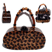 Natural Wooden Acacia Bags