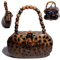 Natural Wooden Acacia Bags