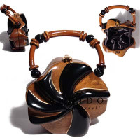 Natural Wooden Acacia Bags