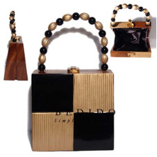 Natural Wooden Acacia Bags
