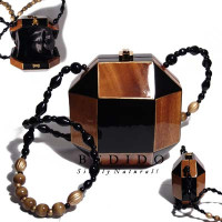 Natural Wooden Acacia Bags