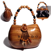 Natural Wooden Acacia Bags