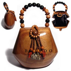 Natural Wooden Acacia Bags