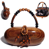 Natural Wooden Acacia Bags