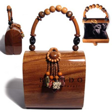 Natural Wooden Acacia Bags