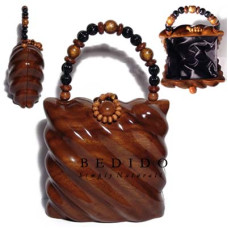 Natural Wooden Acacia Bags