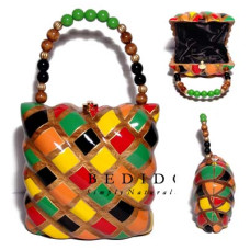 Natural Wooden Acacia Bags