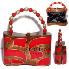 Natural Wooden Acacia Bags