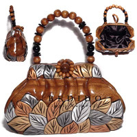 Natural Wooden Acacia Bags