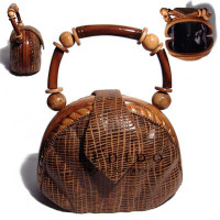 Natural Wooden Acacia Bags