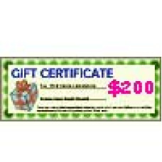 Gift Certificate $200