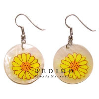 Natural Beads Dangling Earrings
