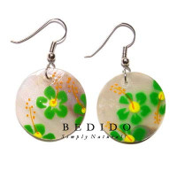 Natural Beads Dangling Earrings