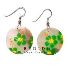 Natural Beads Dangling Earrings