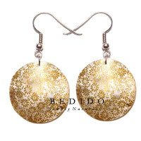 Natural Beads Dangling Earrings