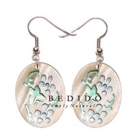 Natural Beads Dangling Earrings
