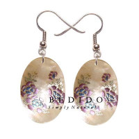 Natural Beads Dangling Earrings