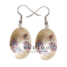 Natural Beads Dangling Earrings