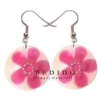 Natural Beads Dangling Earrings