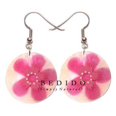 Natural Beads Dangling Earrings
