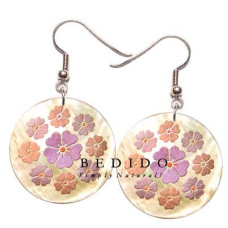 Natural Beads Dangling Earrings