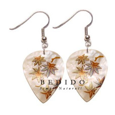Natural Beads Dangling Earrings