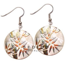 Natural Beads Dangling Earrings