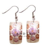 Natural Beads Dangling Earrings