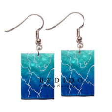 Natural Beads Dangling Earrings
